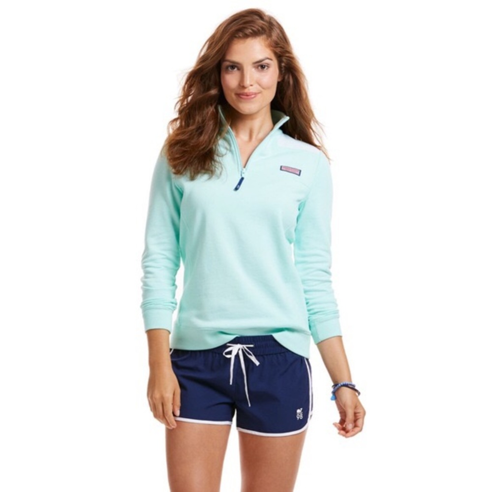 Vineyard Vines Mint Oxford Striped Shepherd Shirt - Picture 6 of 15